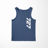 Thumbnail for 727 Side Text Designed Tank Tops