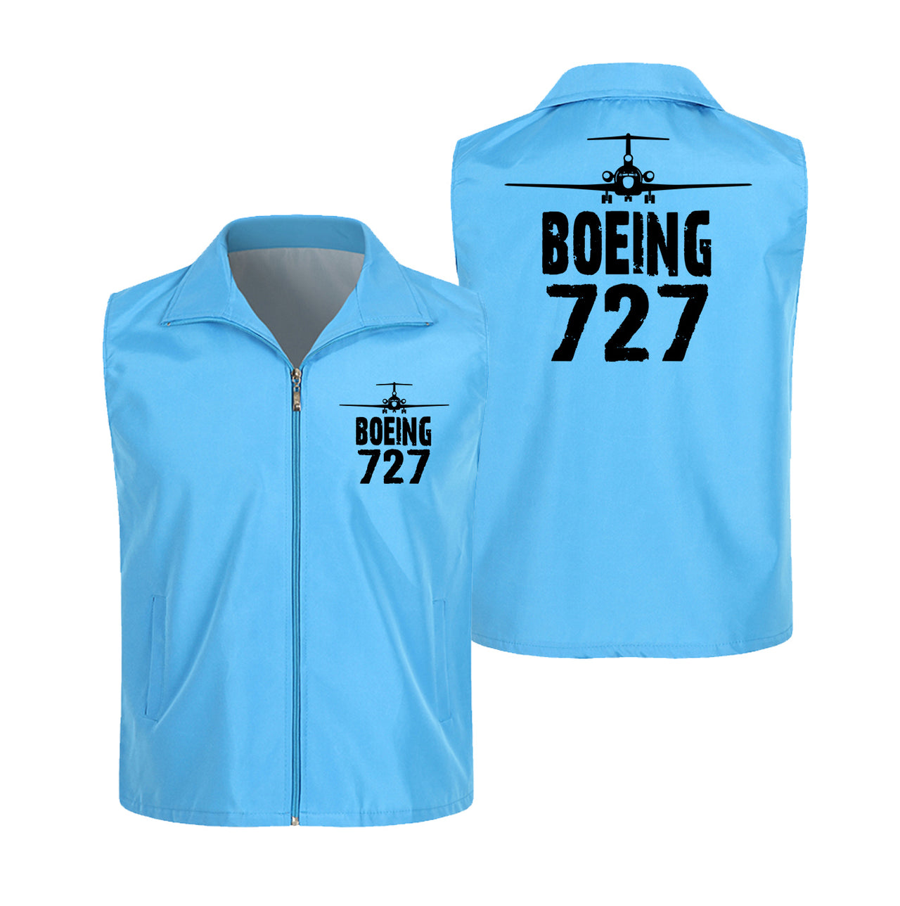 Boeing 727 & Plane Designed Thin Style Vests
