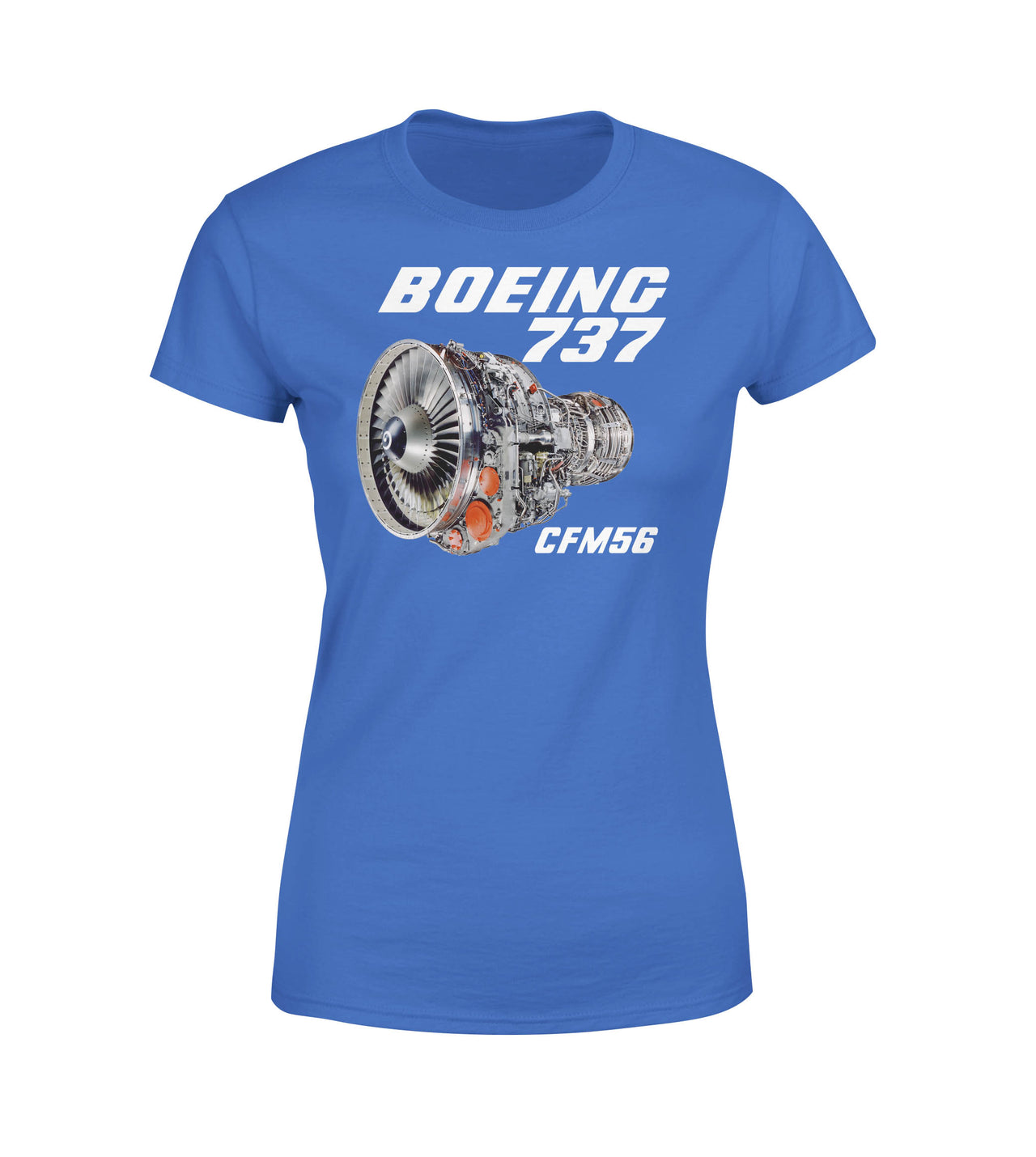 Boeing 737 Engine & CFM56 Designed Women T-Shirts