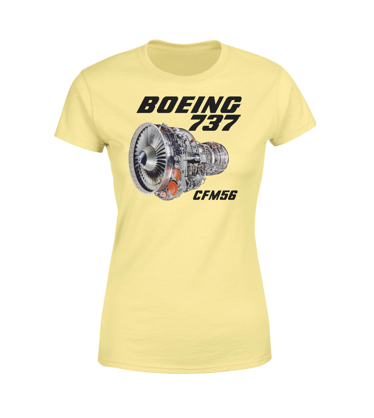 Boeing 737 Engine & CFM56 Designed Women T-Shirts