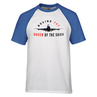 Thumbnail for Boeing 747 Queen of the Skies Designed Raglan T-Shirts