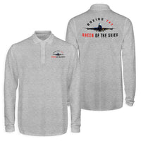 Thumbnail for Boeing 747 Queen of the Skies Designed Long Sleeve Polo T-Shirts (Double-Side)