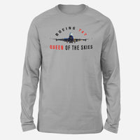 Thumbnail for Boeing 747 Queen of the Skies Designed Long-Sleeve T-Shirts