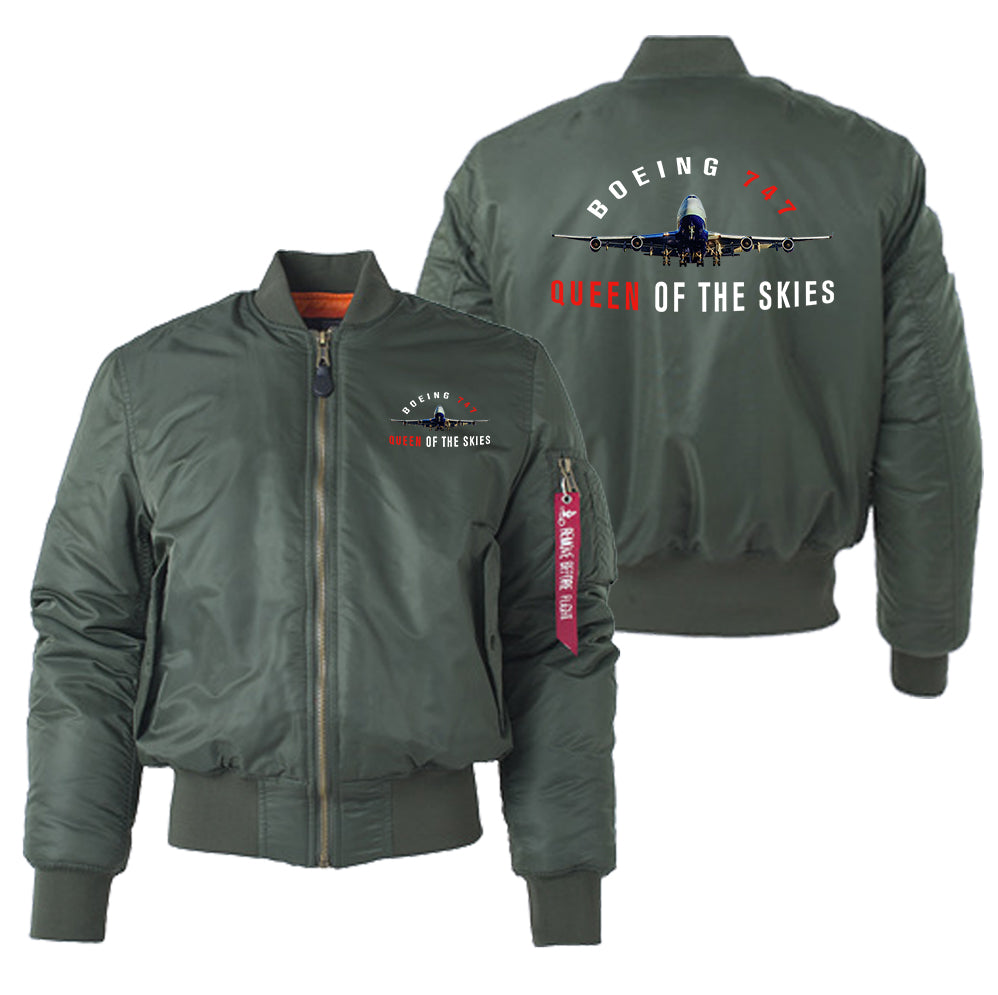 Boeing 747 Queen of the Skies Designed "Women" Bomber Jackets