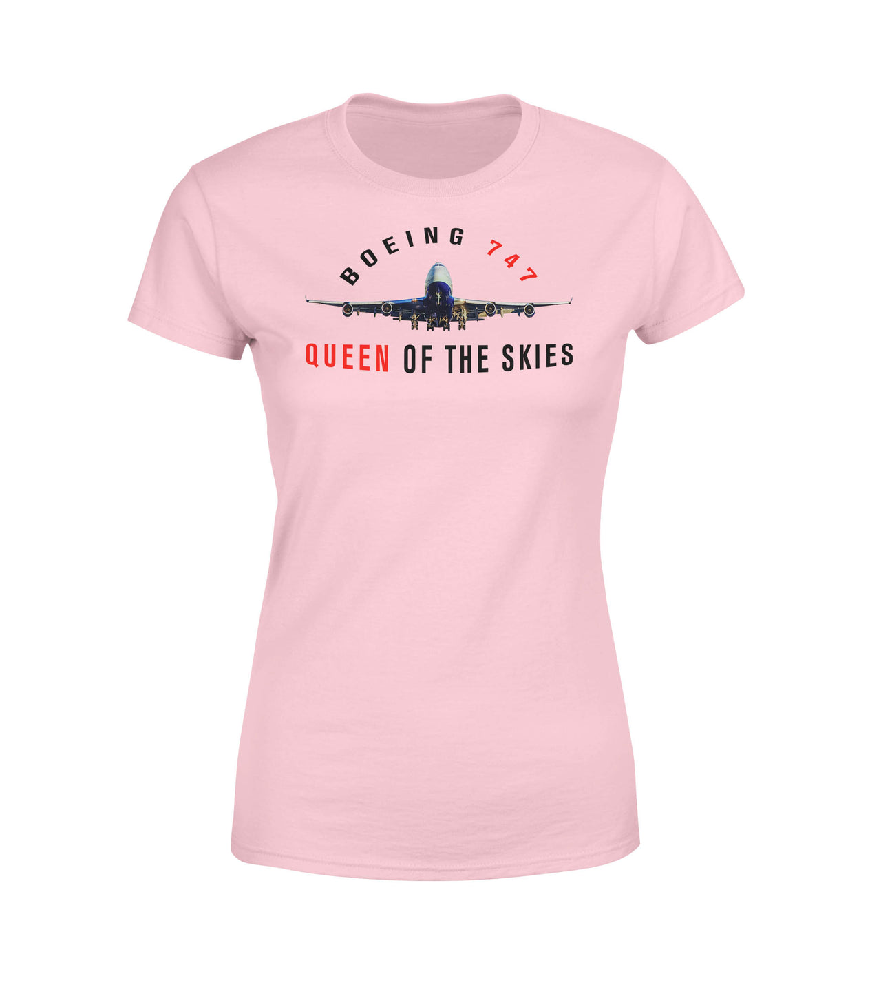 Boeing 747 Queen of the Skies Designed Women T-Shirts