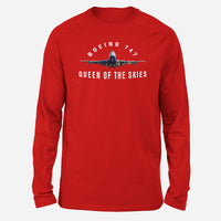 Thumbnail for Boeing 747 Queen of the Skies Designed Long-Sleeve T-Shirts