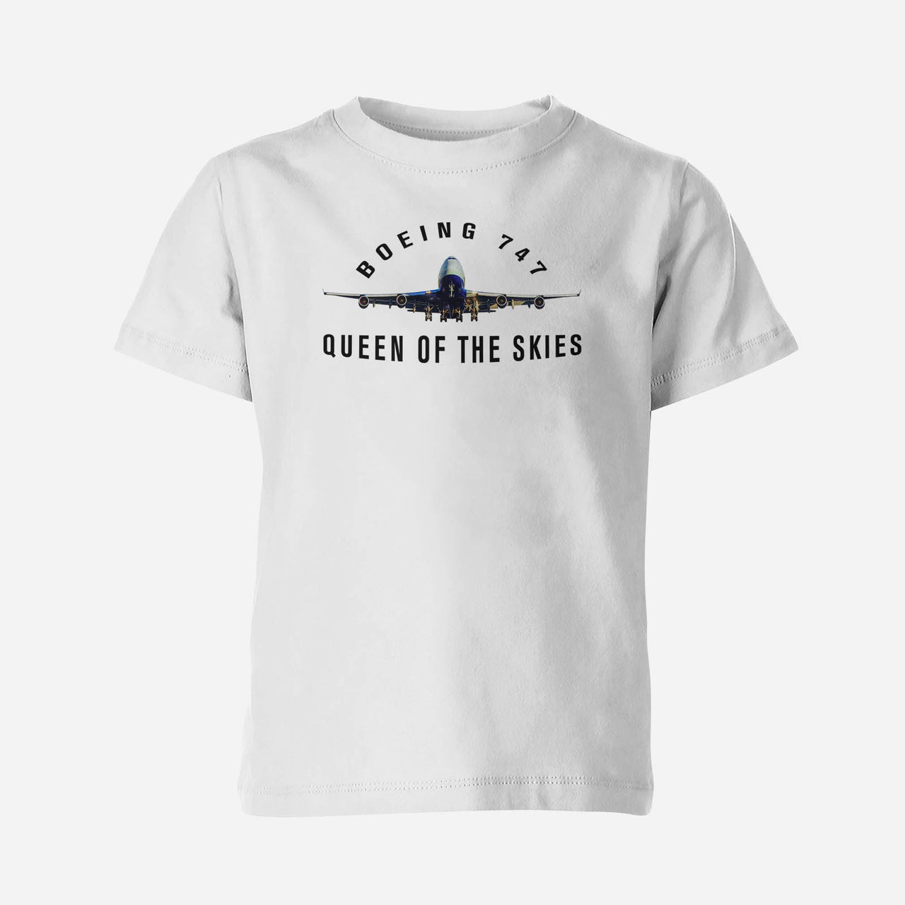 Boeing 747 Queen of the Skies Designed Children T-Shirts