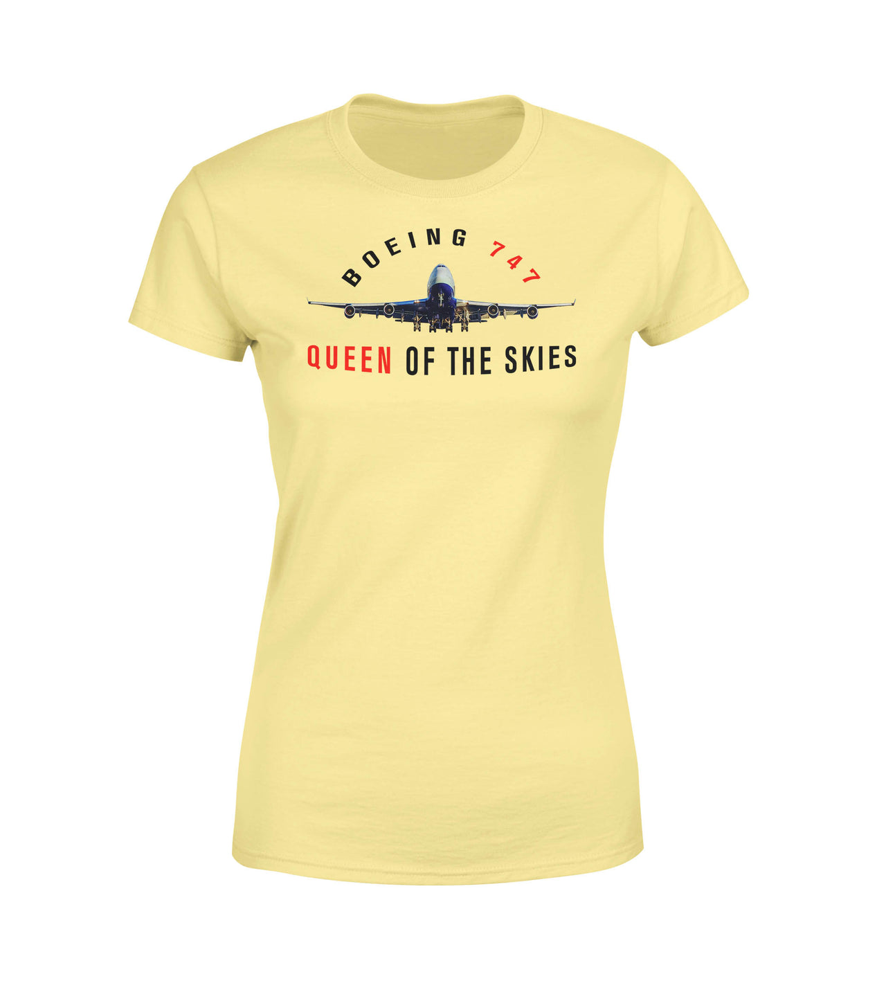 Boeing 747 Queen of the Skies Designed Women T-Shirts