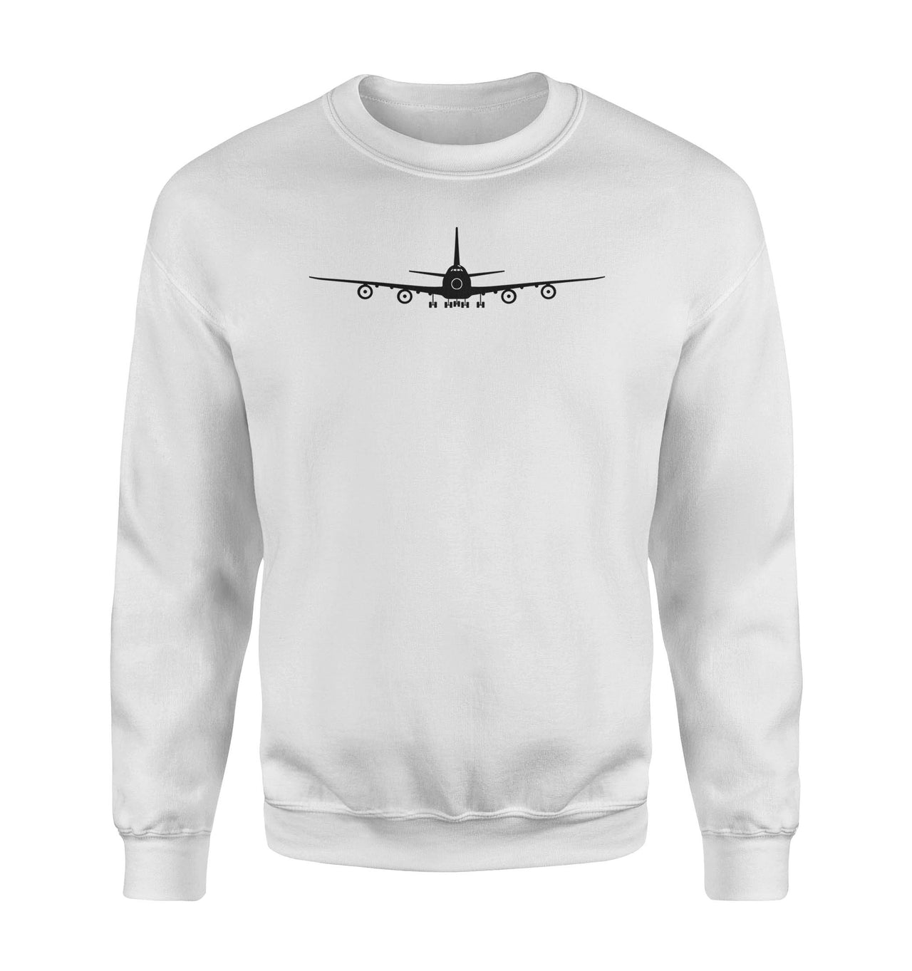 Boeing 747 Silhouette Designed Sweatshirts