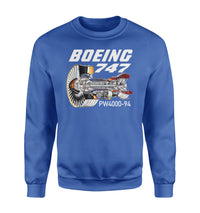Thumbnail for Boeing 747 & PW4000-94 Engine Designed Sweatshirts