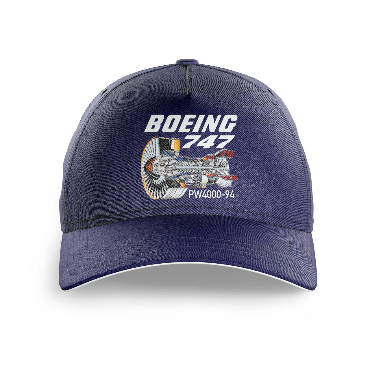 Boeing 747 & PW4000-94 Engine Printed Hats