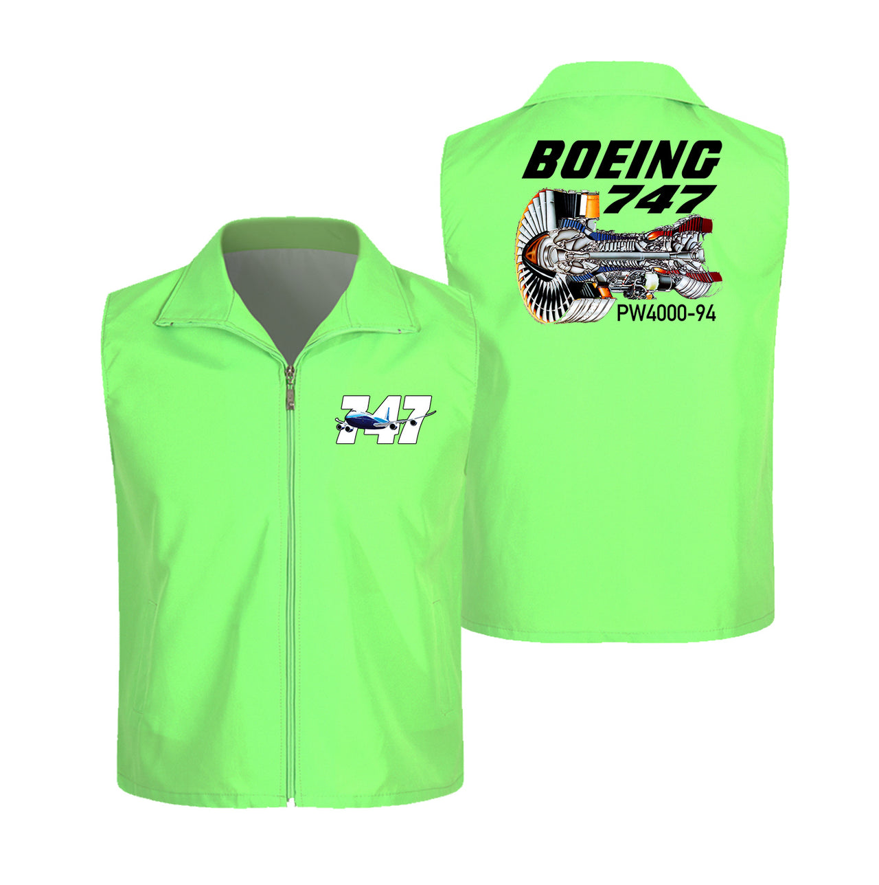 Boeing 747 & PW4000-94 Engine Designed Thin Style Vests