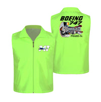Thumbnail for Boeing 747 & PW4000-94 Engine Designed Thin Style Vests