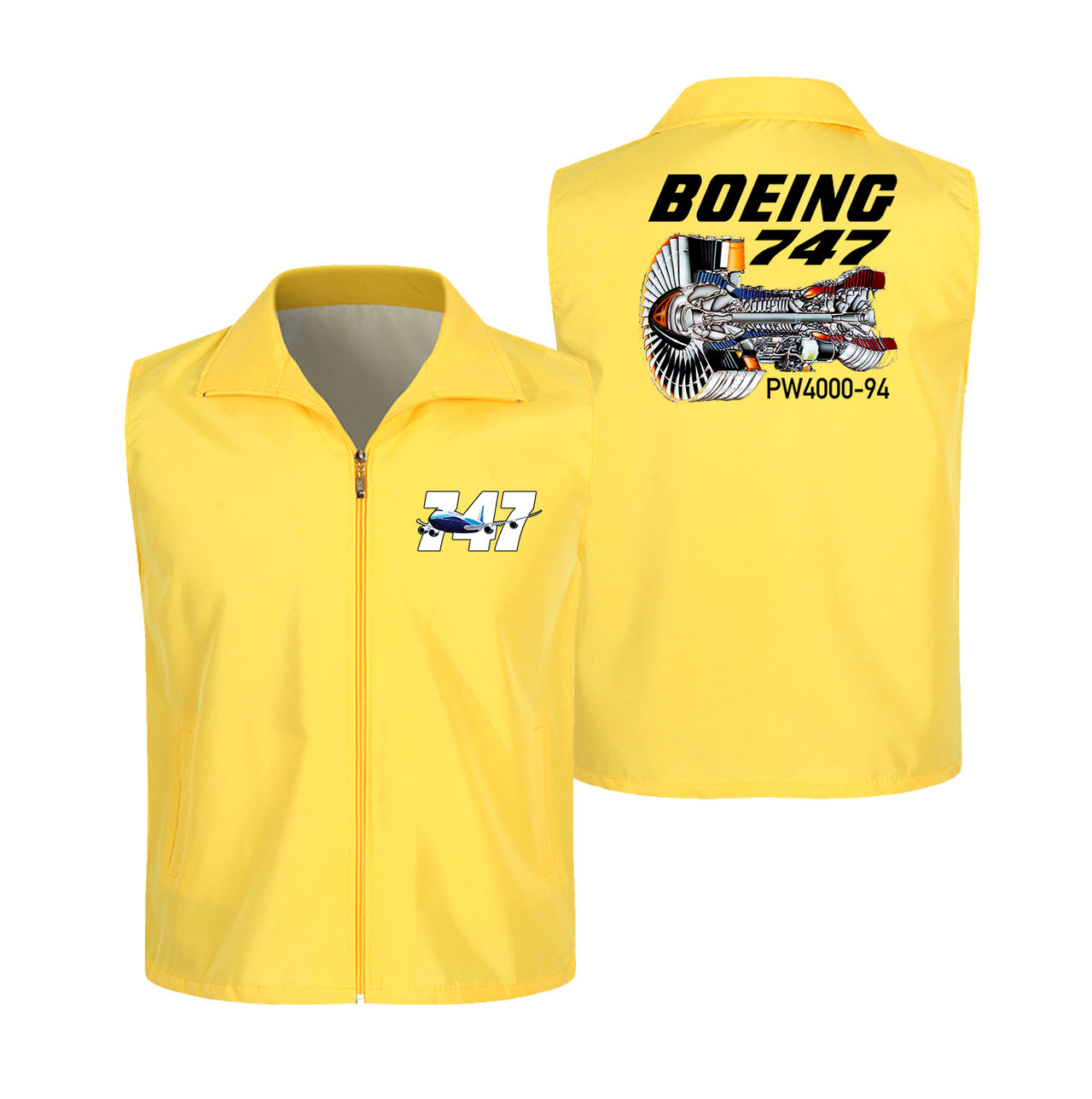 Boeing 747 & PW4000-94 Engine Designed Thin Style Vests