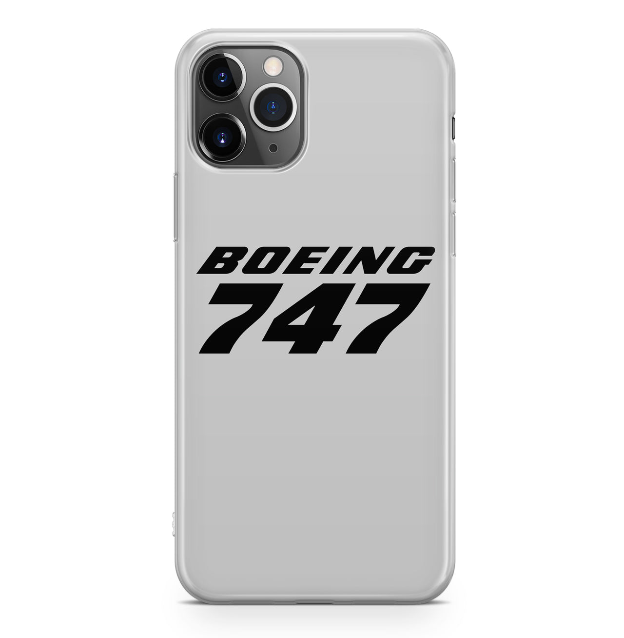 Boeing 747 & Text Designed iPhone Cases