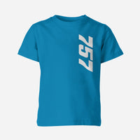 Thumbnail for 757 Side Text Designed Children T-Shirts