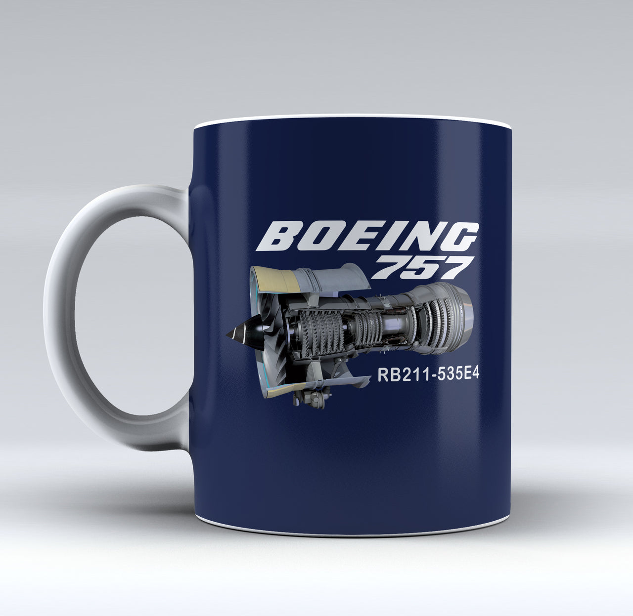 Boeing 757 & Rolls Royce Engine (RB211) Designed Mugs
