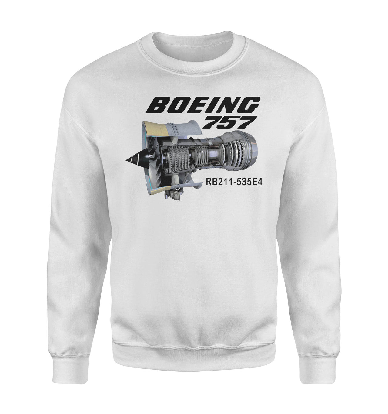 Boeing 757 & Rolls Royce Engine (RB211) Designed Sweatshirts