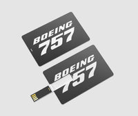 Thumbnail for Boeing 757 & Text Designed USB Cards