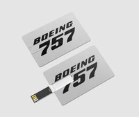 Thumbnail for Boeing 757 & Text Designed USB Cards