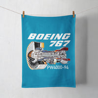 Thumbnail for Boeing 767 Engine (PW4000-94) Designed Towels
