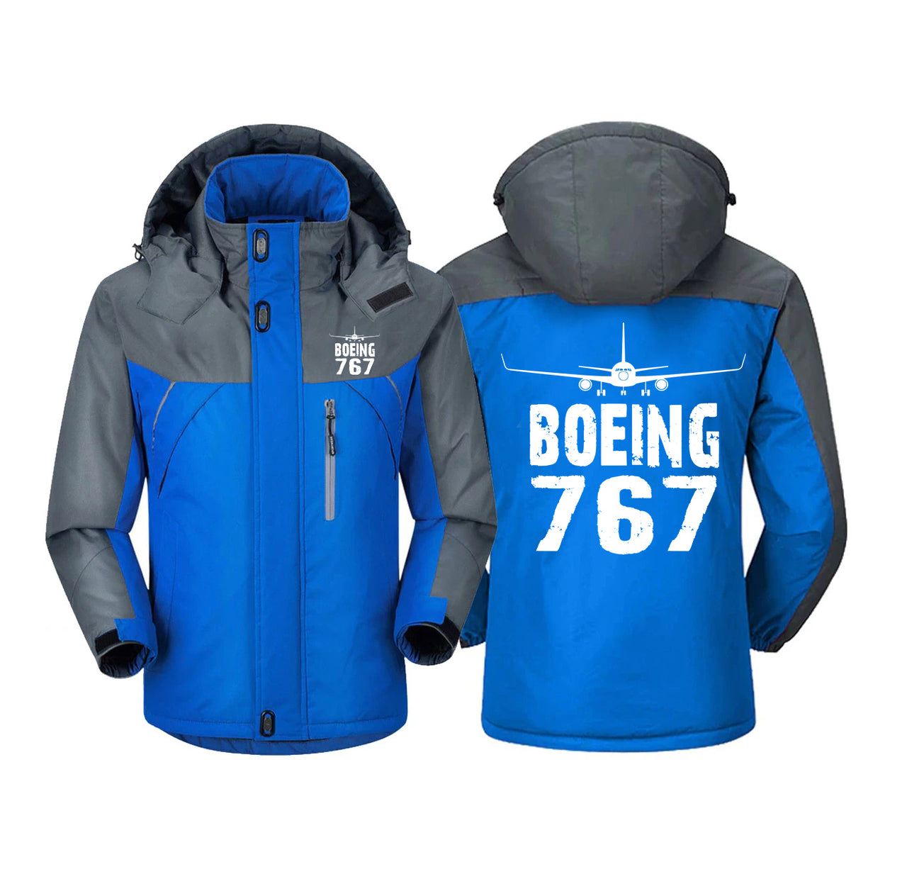 Boeing 767 & Plane Designed Thick Winter Jackets