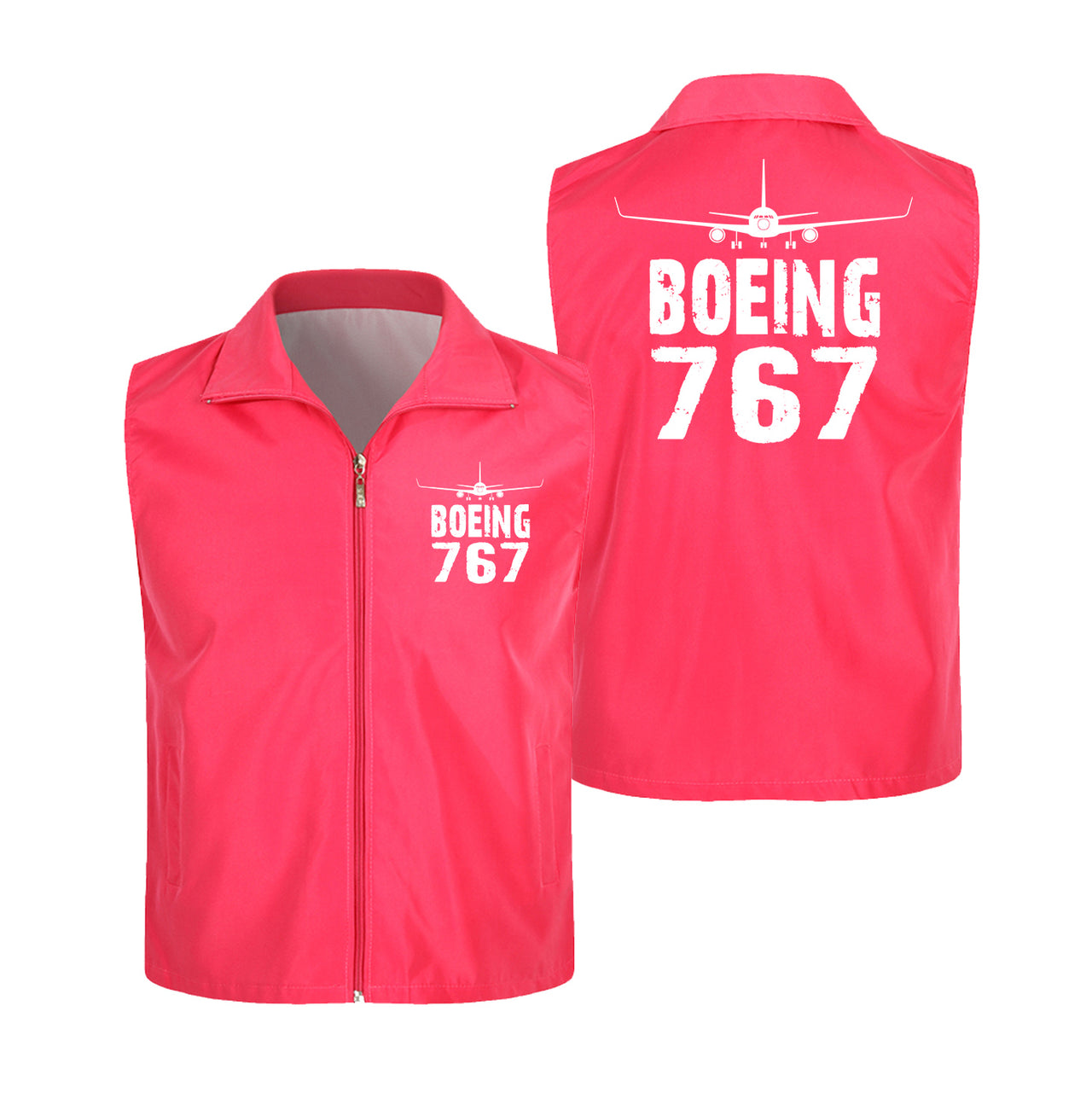 Boeing 767 & Plane Designed Thin Style Vests