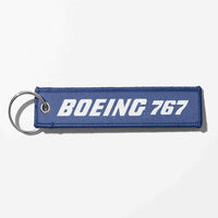 Thumbnail for Boeing 767 & Text Designed Key Chains