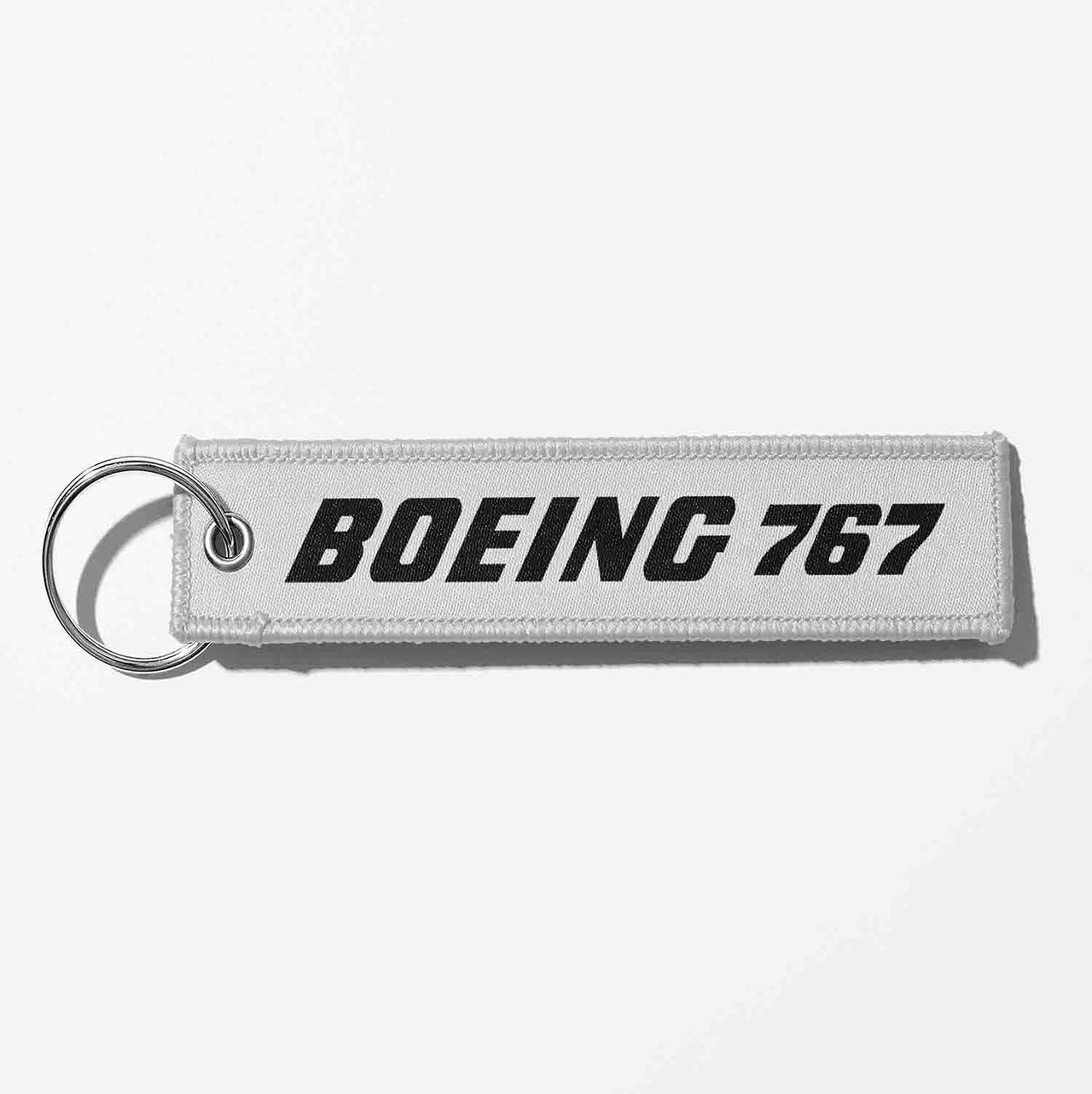 Boeing 767 & Text Designed Key Chains