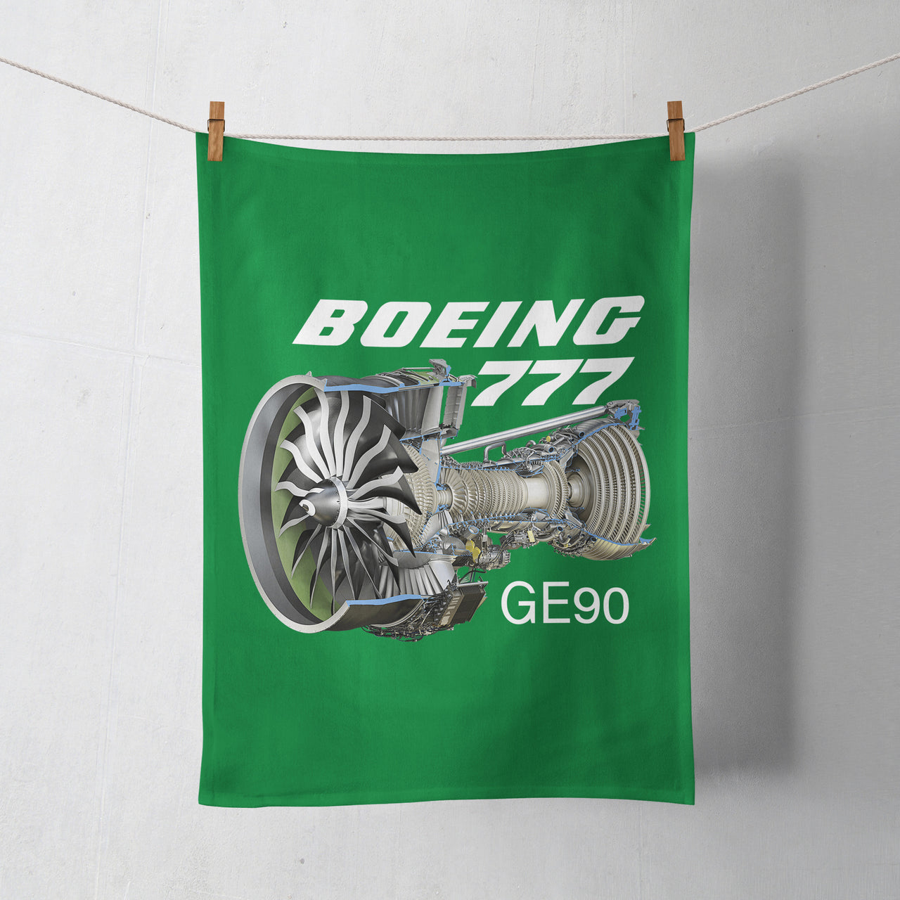 Boeing 777 & GE90 Engine Designed Towels