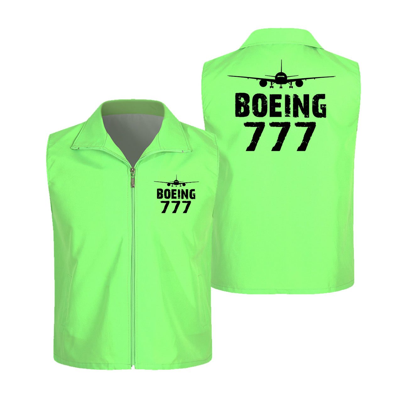 Boeing 777 & Plane Designed Thin Style Vests