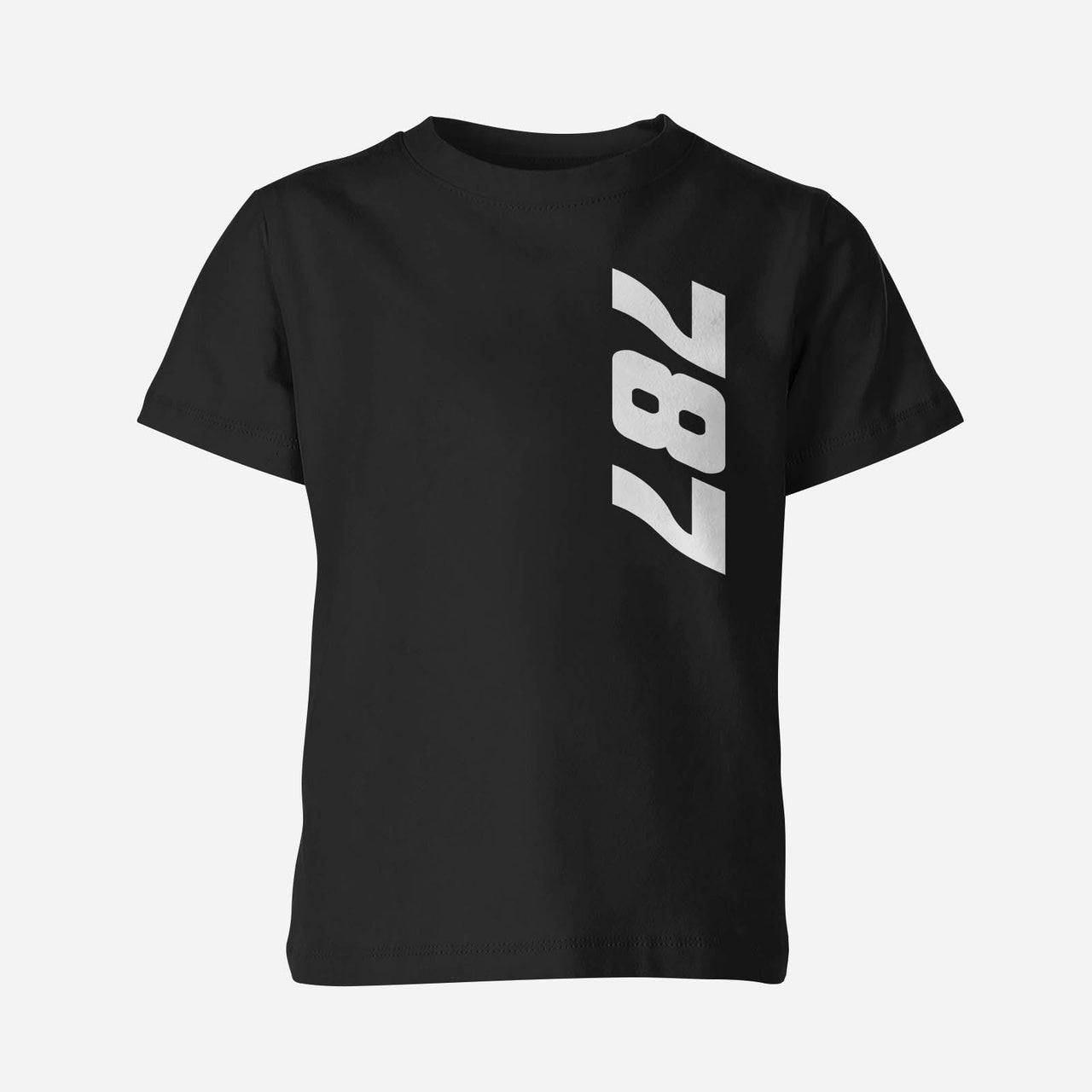 787 Side Text Designed Children T-Shirts