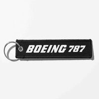 Thumbnail for Boeing 787 & Text Designed Key Chains