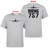 Thumbnail for Boeing 757 & Plane Designed Double-Side T-Shirts