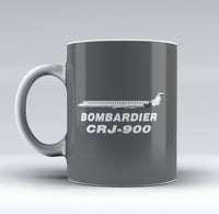 Thumbnail for The Bombardier CRJ-900 Designed Mugs