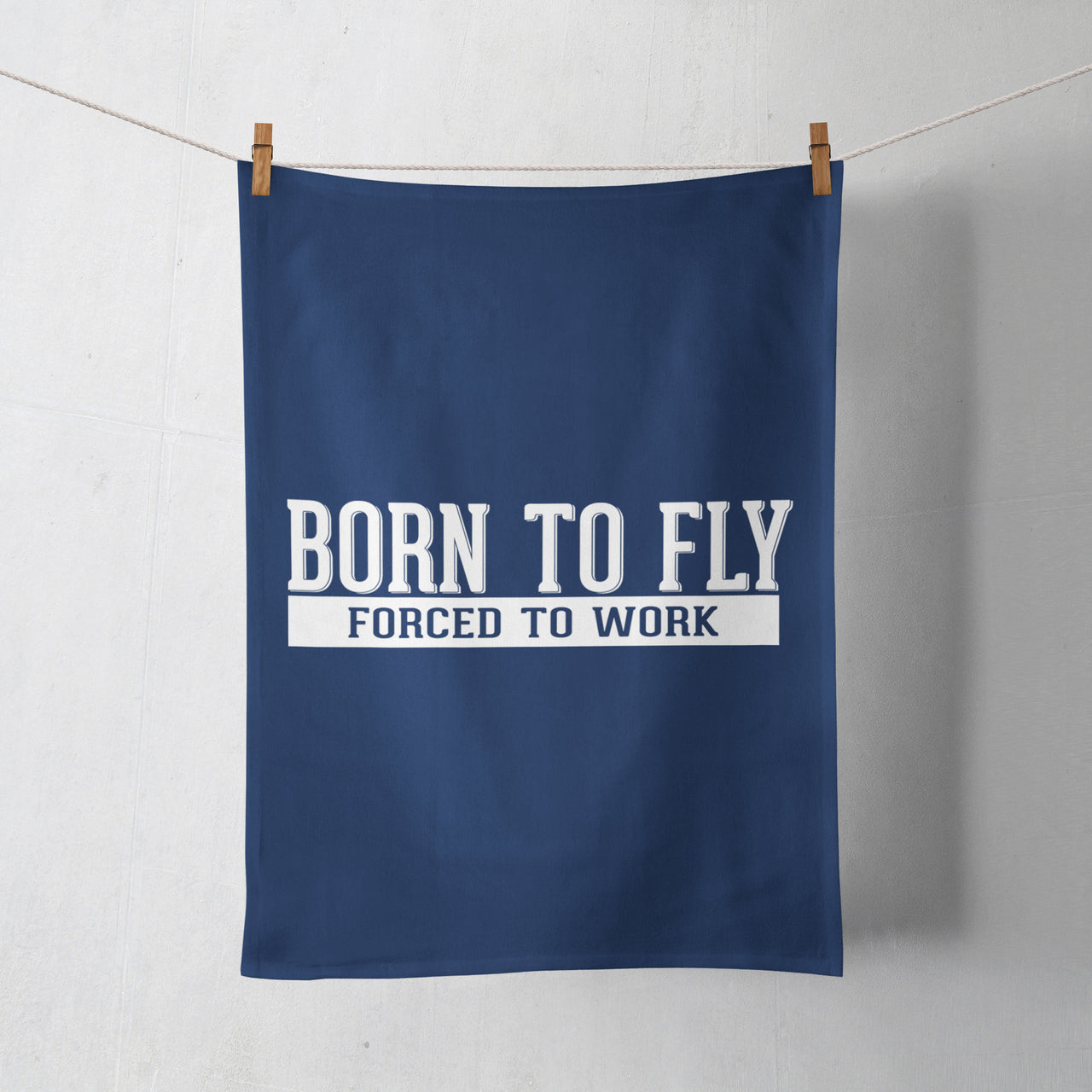 Born To Fly Forced To Work Designed Towels