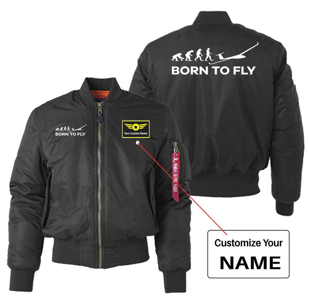 Born To Fly Glider Designed "Women" Bomber Jackets