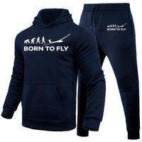 Thumbnail for Born To Fly Glider Designed Hoodies & Sweatpants Set