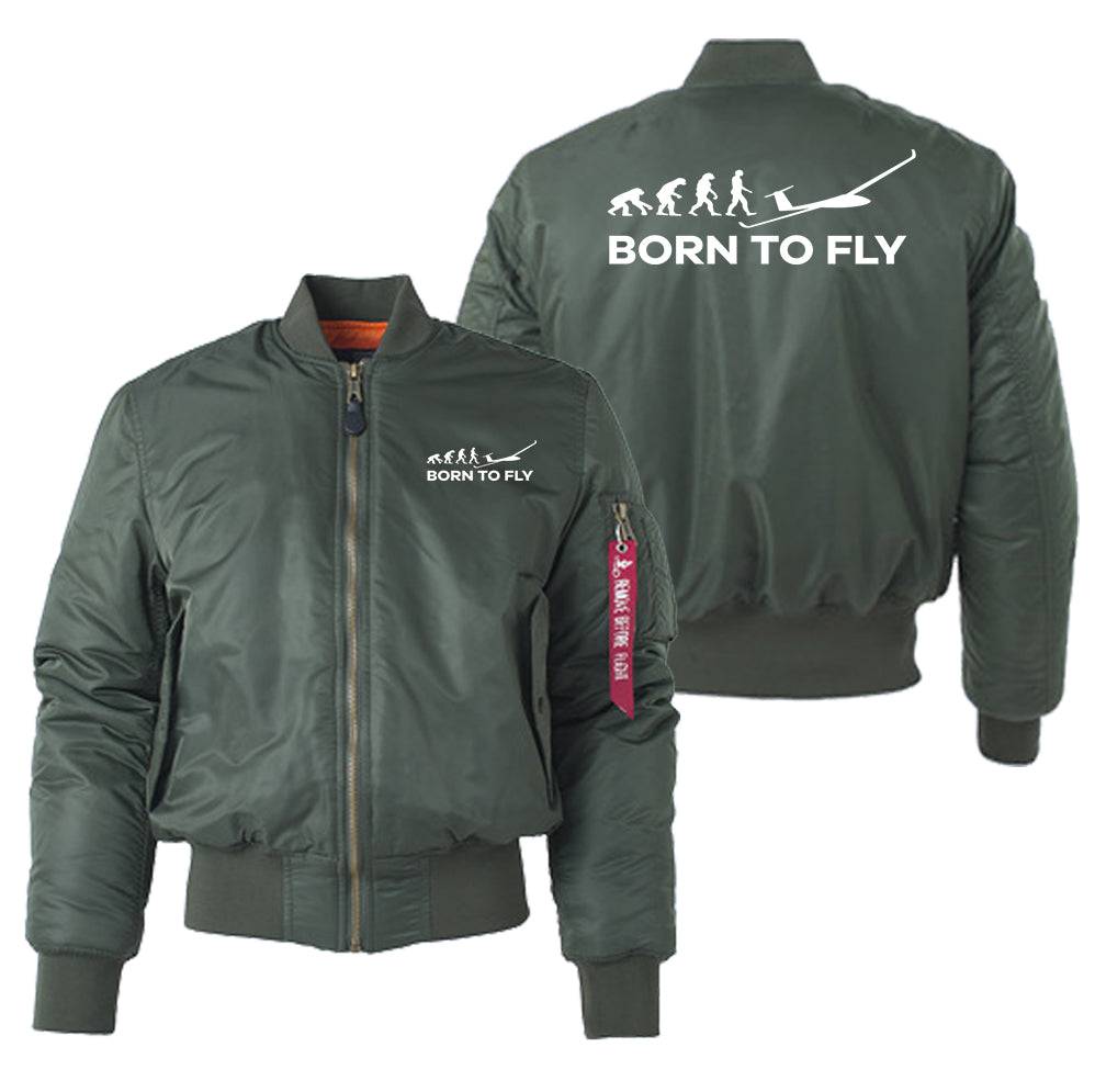 Born To Fly Glider Designed "Women" Bomber Jackets
