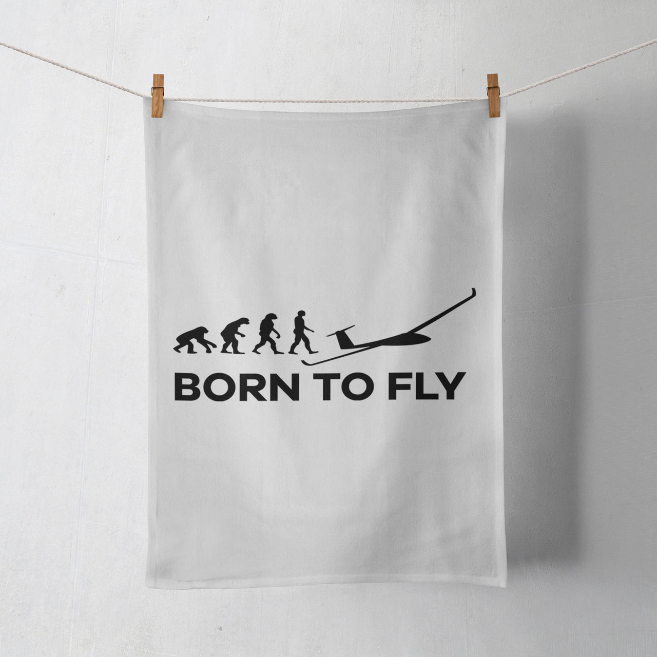 Born To Fly Glider Designed Towels