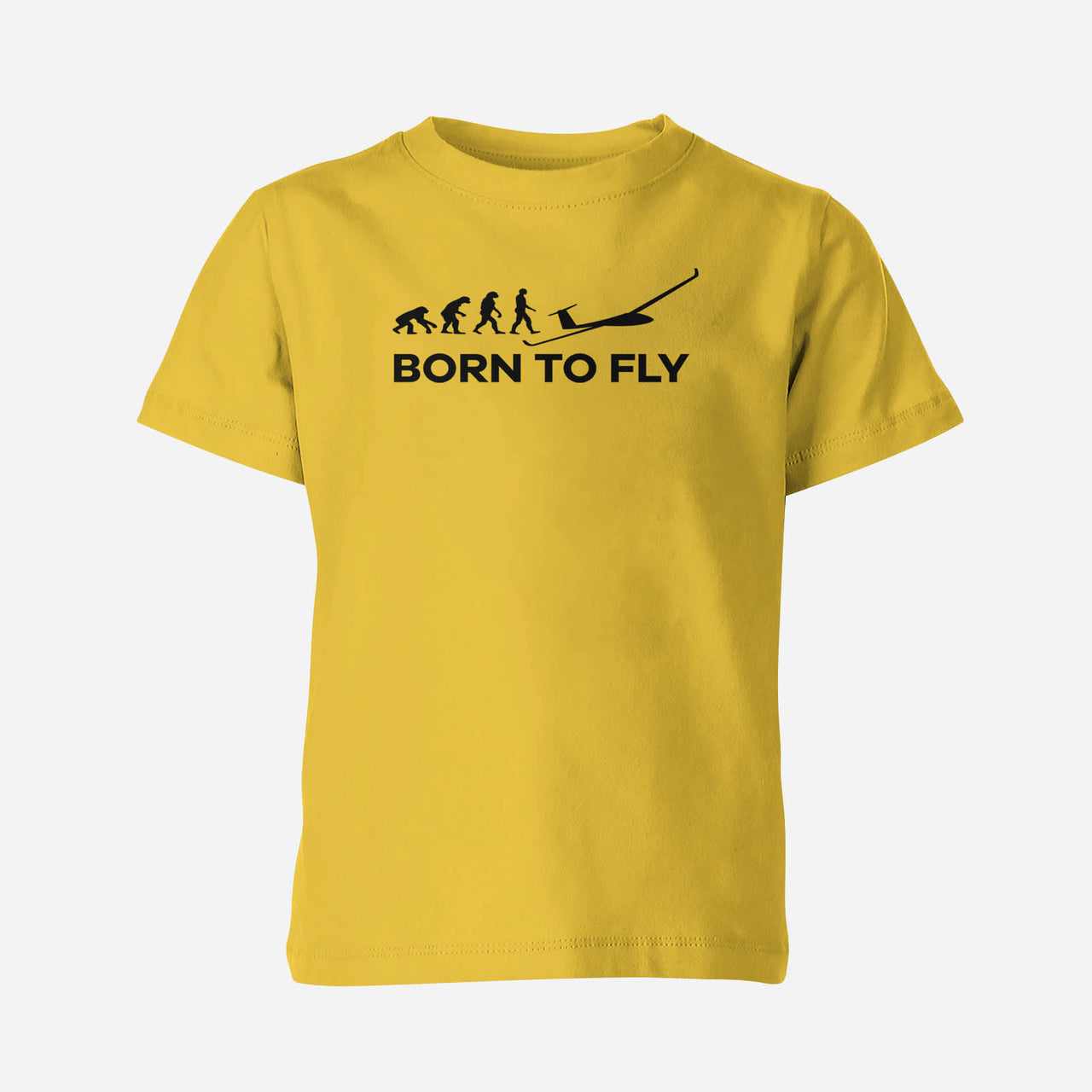 Born To Fly Glider Designed Children T-Shirts