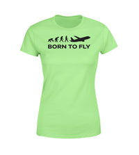 Thumbnail for Born To Fly Designed Women T-Shirts