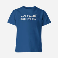 Thumbnail for Born To Fly Helicopter Designed Children T-Shirts
