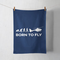 Thumbnail for Born To Fly Helicopter Designed Towels