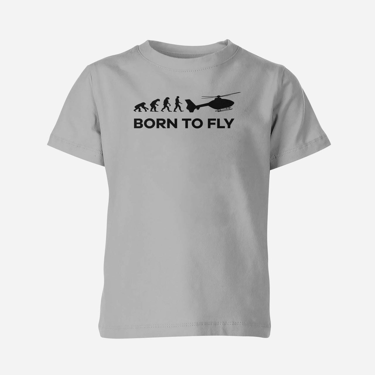 Born To Fly Helicopter Designed Children T-Shirts