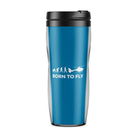 Thumbnail for Born To Fly Helicopter Designed Travel Mugs