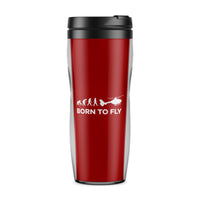 Thumbnail for Born To Fly Helicopter Designed Travel Mugs