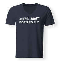 Thumbnail for Born To Fly Military Designed V-Neck T-Shirts