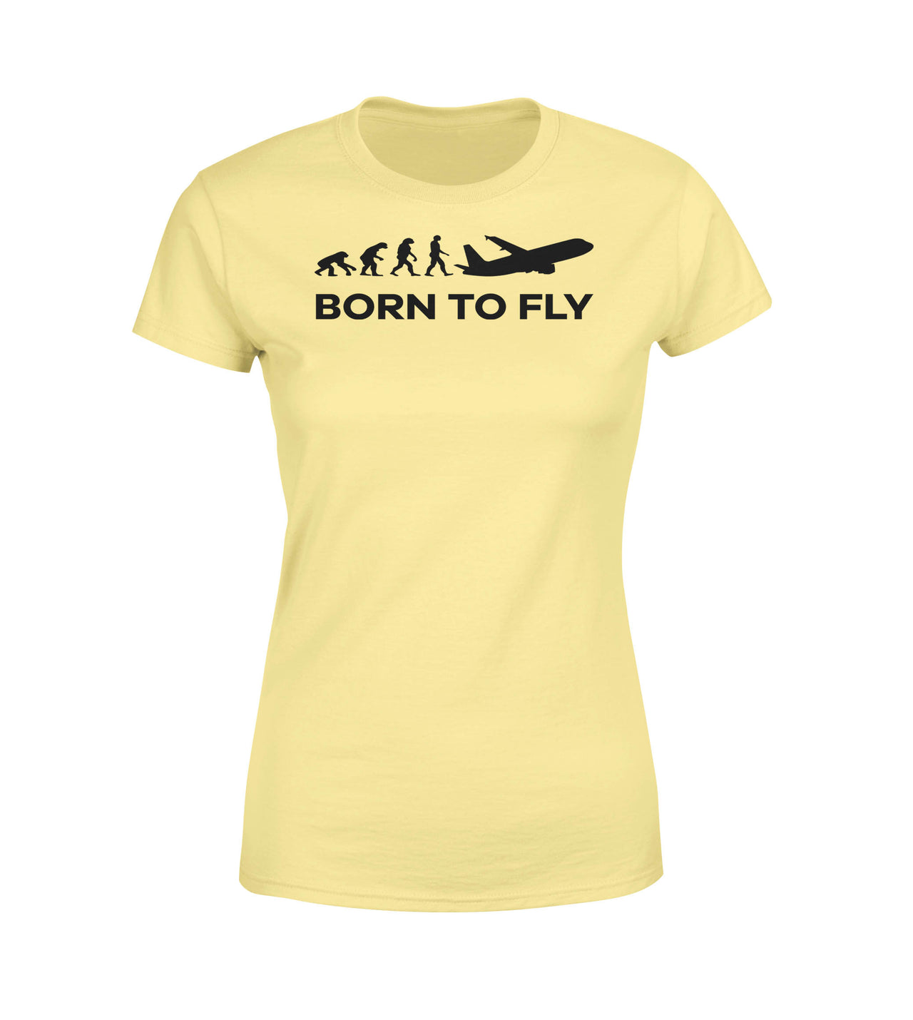 Born To Fly Designed Women T-Shirts