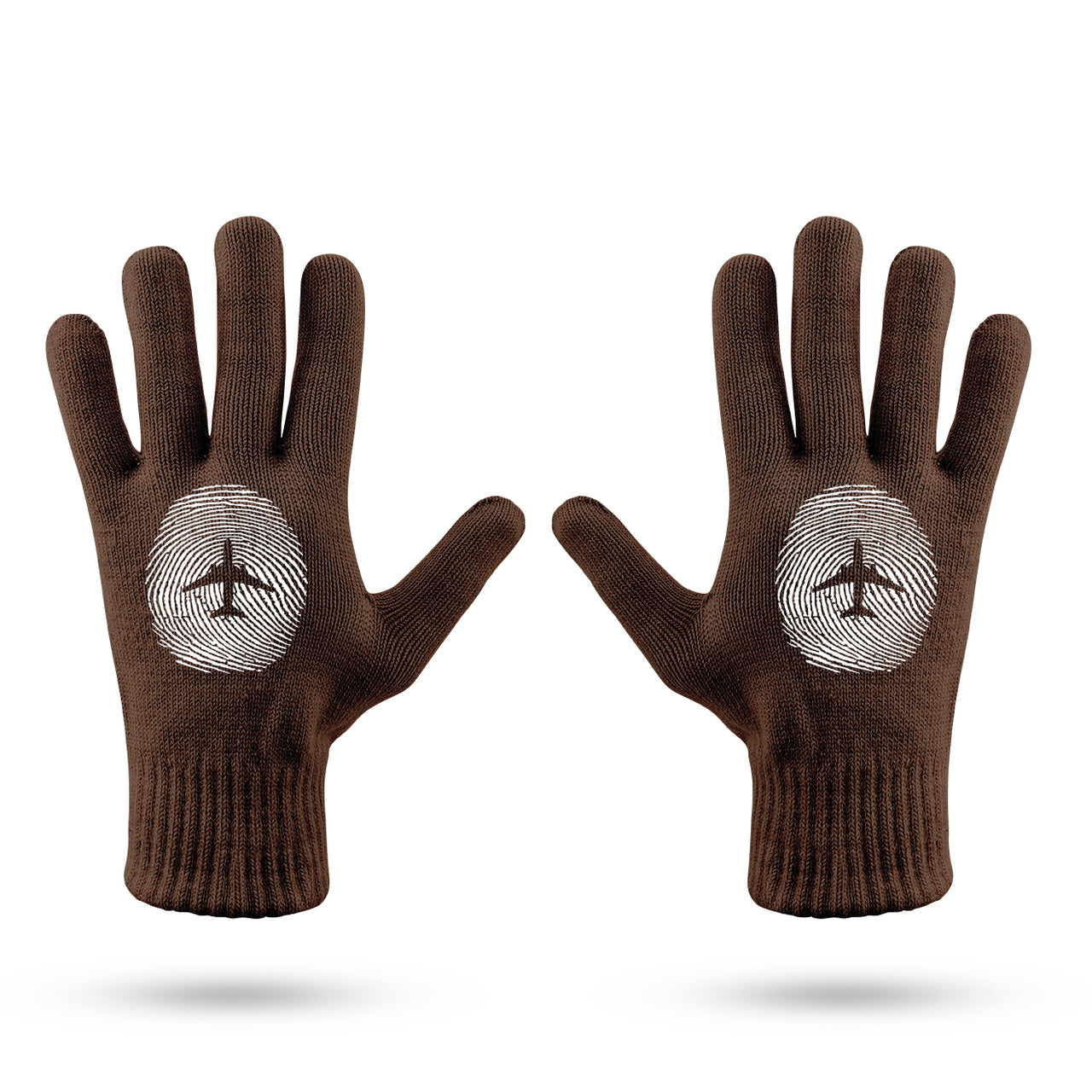 Aviation Finger Print Designed Gloves